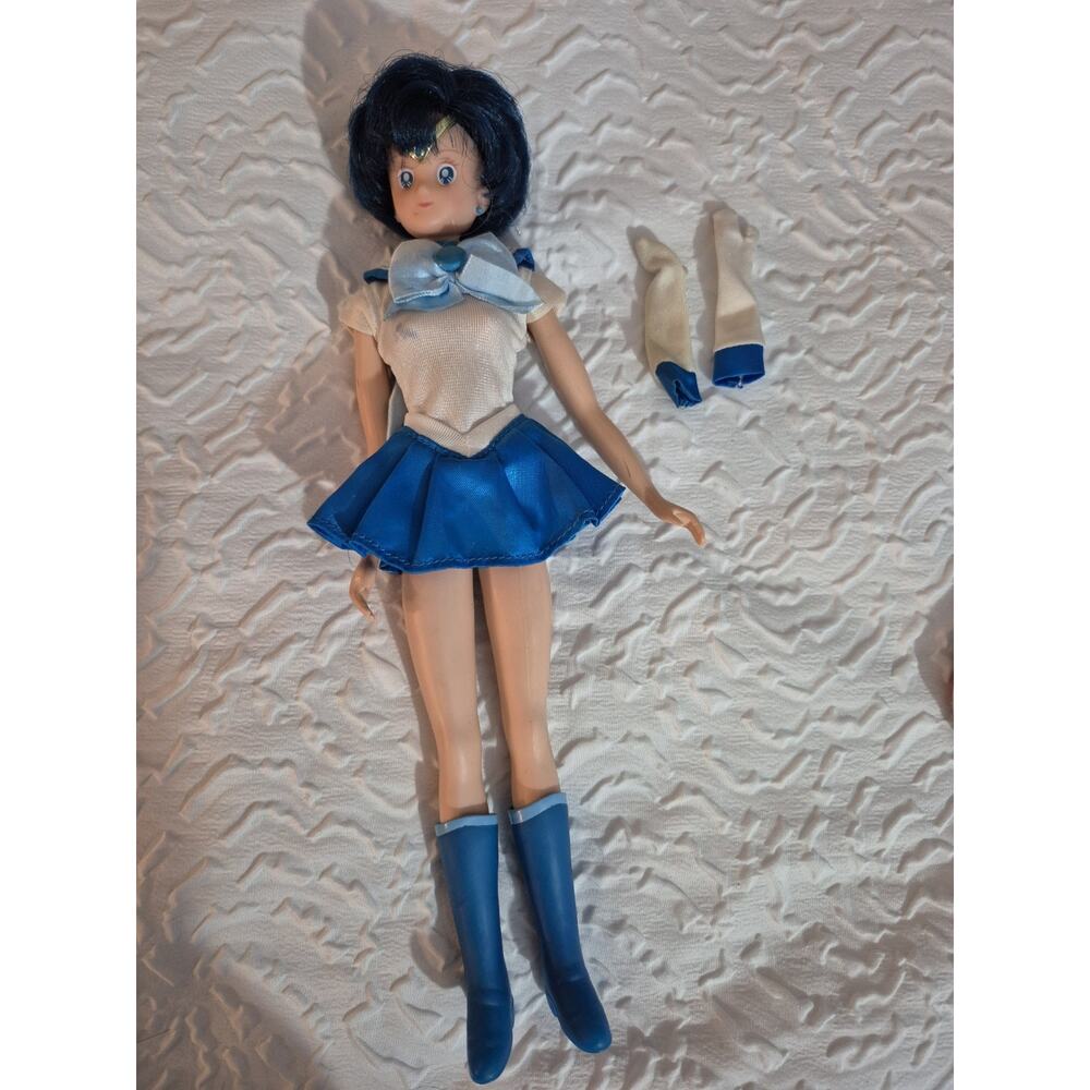💥 Sailor Mercury doll irwin toy 2000 deluxe 11.5" Sailor Moon vintage